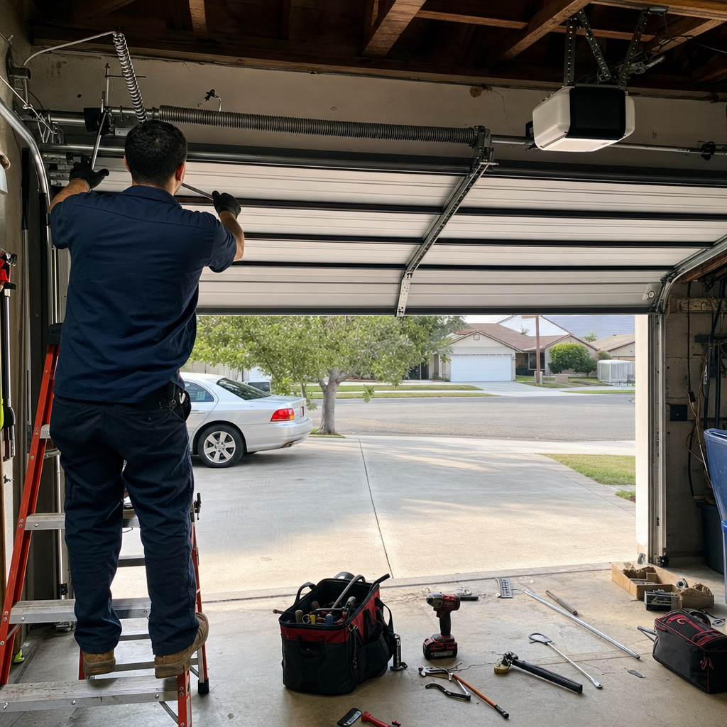 Emergency Garage Door in Spring, CA | Mainspring Garage Door Co.
