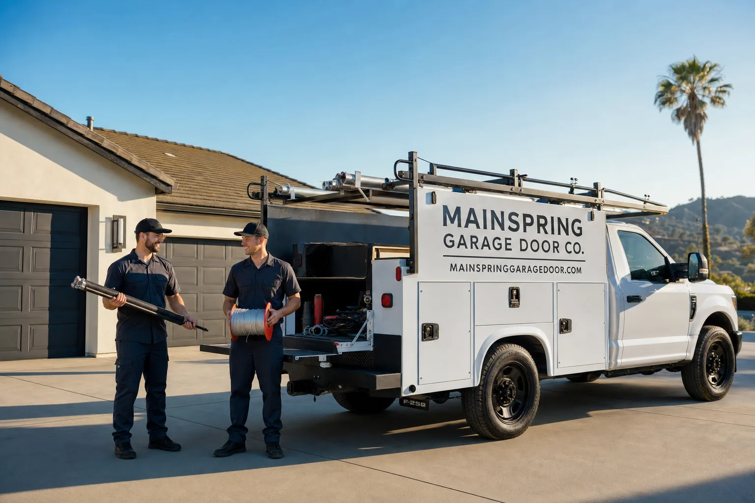 Mainspring Garage Door Co. garage door team